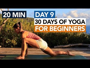 20 Min Relaxing Yoga Routine (Day 9) 30 Days of Yoga For Beginners