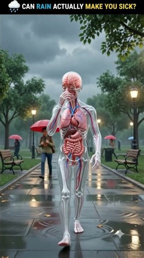 🌧️ Can Rain Actually Make You Sick? 🤧 | The Truth About Colds #shortsfeed