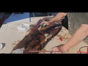 Epoxy Lightning In A Table