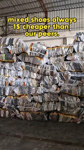 Ross Boss Business on Instagram: "Second-hand mixed shoes that are always one US dollar cheaper than those of our peers.#usedshoes #wholesale"