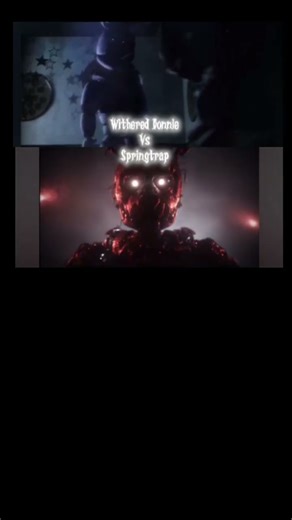 Withered Bonnie (Prime) Vs Springtrap (Not prime) #shorts #fivenightsatfreddys
