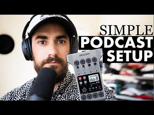 Best Simple Podcast Gear Setup | zoom PodTrak P4