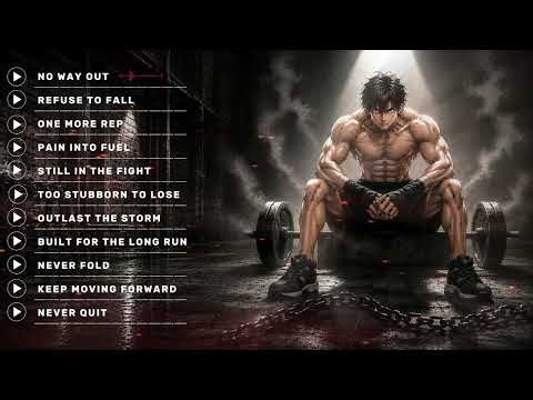 No Excuses ⚡ Never Quit 🔥| Gym Motivation Rap Rock Workout Music