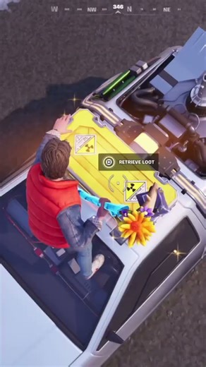 DeLorean Time Machine Locations in Fortnite! 🚗⚡
