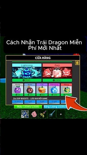 Cách Nhận Trái Dragon Miễn Phí Mới Nhất Trong Blox Fruits #roblox #bloxfruits