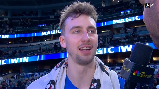 Franz Wagner's Walk-Off Interview Against Milwaukee