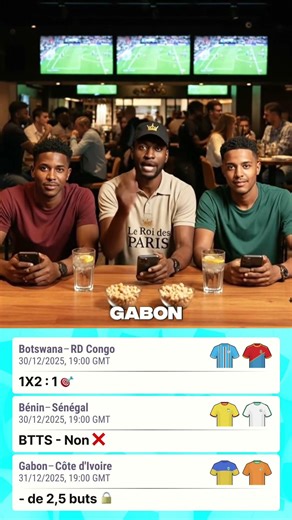 ⚽️ Pronostics Football 30-31.12.2025 ⚽️