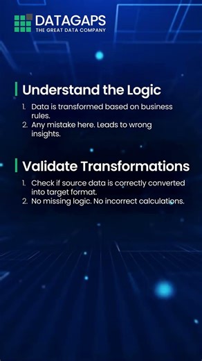 Data Transformation Testing in ETL Explained | #datagaps #etltesting #techshorts #datatransmission