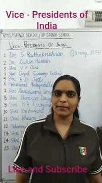 all vice president of india, list of vice president, first vice president of india, President