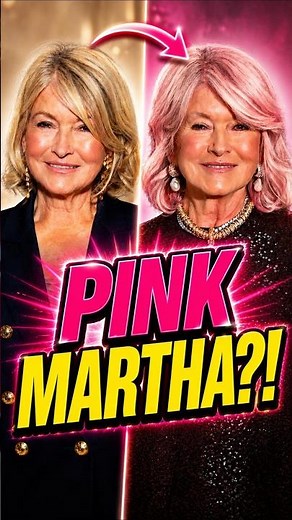 Martha Stewart Unveils Rose Gold Hair Transformation🌹