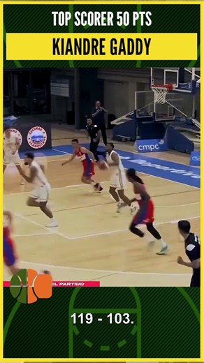 Kiandre Gaddy 50 points | Mexico CIBACOPA | Best Scorer of the day