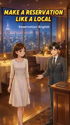 How to make a restaurant reservation in English 🍽️