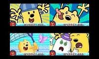 Mix of 4 videos from youtube : Wubbzy shorts All Same Time