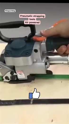 A pneumatic strapping tool is a handheld industrial device powered by compressed air, designed to tension, seal, and cut strapping material. Unlike manual tools, pneumatic models automate the most labor-intensive steps of the packaging process, making them highly efficient for high-volume operations and heavy-duty applications in industries such as steel, timber, and logistics. 🤩🤩👌👌 #strapping #packing #reels #usa | Rofi Nurrohim
