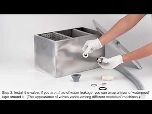 Installation video of Commercial Grease Trap