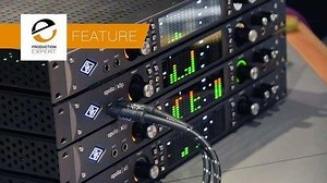 In this video, part 1 of a new series for Production Expert, in association with Universal Audio, Paul Drew and James Ivey talk about tracking drums for the song "Though Of Love" by Rooftop Renegades using the new Apollo X16 audio interface. James talks though how the new X16 is connected to his Audient ASP8024 console then you hear how the drums fit into the working production track. Paul then record some real bass guitar to give the track a more real-world feel. Universal Audio | Production Ex