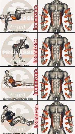 "How to Grow Your Obliques: Technique, Control & Core StabilityExplained"! 💪💯#fitness #gym #core