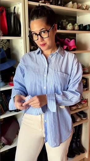 Creative Brooch Styling on a Button-Up Shirt (So Chic)