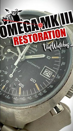 1970s Omega Speedmaster MKIII Restoration 👉 Crazy Transformation #restoration #omega #watches