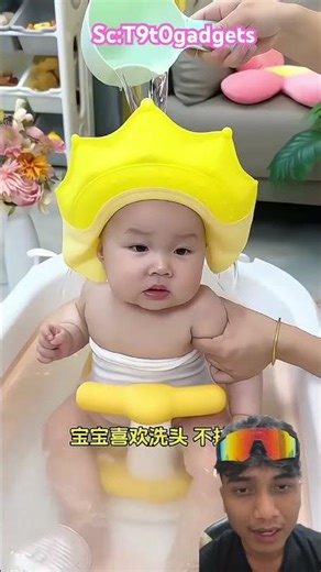 Adek takut shampoan mah #gadgests #ilovegadgets