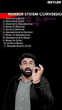 Plus One Commerce - Computer Application | Number System Conversion Tips! | Xylem Plus One Commerce