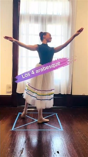 Aprende hacer 4 Arabesques 🩰✨️ #aprendendoballet #ballet #dance #arabesque