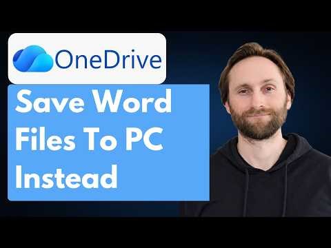 How to Save Office Word Files to Local PC Instead of OneDrive [Full Guide 2026]