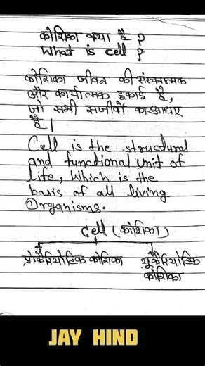 what is cell | class 9th cell chapter | koshika 9th class #virel_short #cell #what_is_cell#shiv_sir