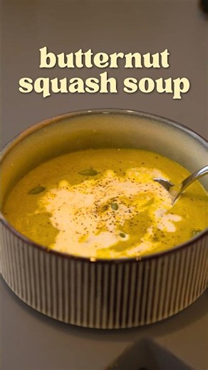 A Cozy Fall Butternut Squash Soup