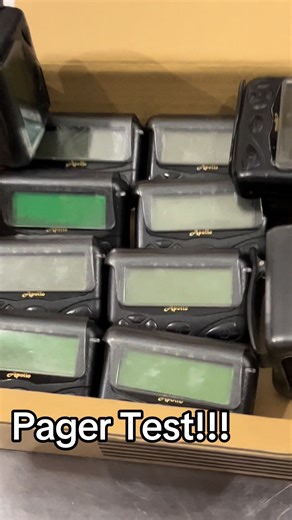 Testing a batch of pagers received for the fire company. #firefighter #firechief #pager #alphapage #fyp #foryou