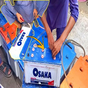 How to restoration lead battery with amazing handmade | Az334