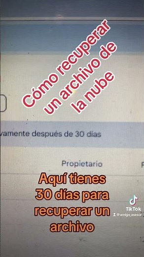 Cómo recuperar un archivo eliminado en la nube de Google Drive
