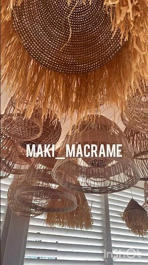Macrame garland with fringe