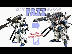 CUSTOM MG VER.Ka "FAZZ" MOBILE SUIT GUNDAM ガンダム PART 2!