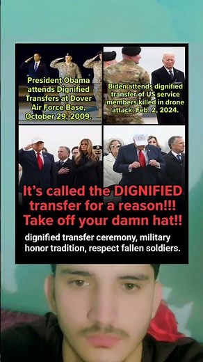 “Take Off Your Hat!” Powerful Moment During a Dignified Transfer 🇺🇸