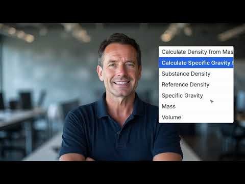 Specific Gravity Calculator — How to Use It | Engineering Tool
