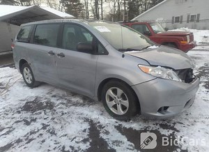 2013 Toyota Sienna, L | 5TDZK3DC2DS338106 | Bid History | BidCars