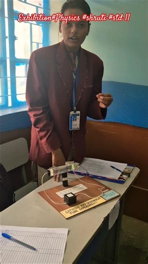 cathode ray discharge tube#physics#exhibition#biology #shruti #cbse12thbiology