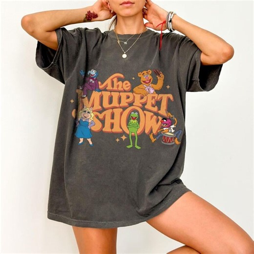 Comfort Colors Muppet Show Shirt, Kermit Miss Piggy Fozzie Bear Gonzo Animal Tee, Electric Mayhem T-shirt, Disneyland Family Trip Gift - Etsy