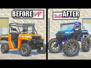 TURNING A FARM UTV INTO $50,000 LIFTED MUDDING RANGER! | (ROLEPLAY) FARMING SIMULATOR 2019