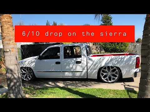 Installing 2” drop spindles on my 2005 gmc sierra crewcab a total of 6/10 drop