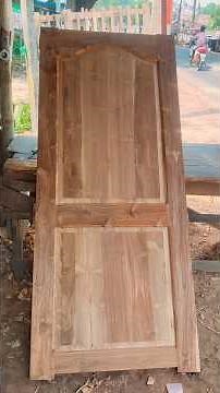 Teak Wood Panel Door Making Part 1 | Segun Kather Door Design | Wooden Door Work India