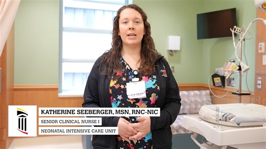 Hear from the nursing team in the Neonatal Intensive Care Unit (NICU) at the University of Maryland Golisano Children’s Hospital as they reflect on what a Beacon Award for Excellence from the American Association of Critical-Care Nurses means to them, highlighting the strength and teamwork of the entire team to provide high-quality, compassionate care to their tiniest and bravest patients. | University of Maryland Medical Center
