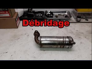 Débridage d'un pot d'origine puis roulage