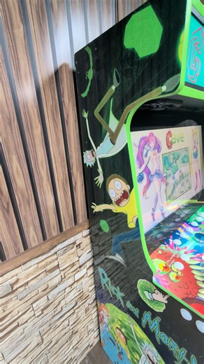 Rick and Morty Themed 2-Player Elite from Retro-Cade! 2-Player Elite, with LVL 2 PC, Spinner Hyper Marquee, Acrylic Top, RGB Buttons and Gloss Package! This cabinet shipped for $7,650 Want one of your own? www.Retro-Cade.com Josh@retro-cade.com 717-769-5114 #rickandmorty #retrogaming #arcadegames | Retro-cade