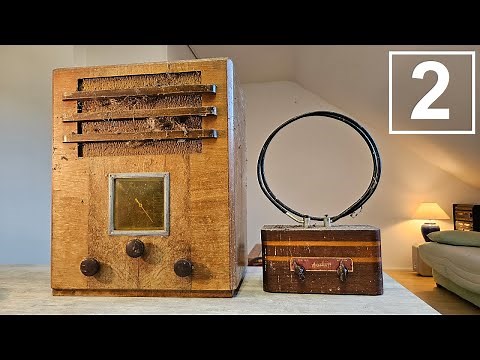 RESTAURATION VIEUX POSTE RADIO à LAMPES 1930 - PARTIE 2