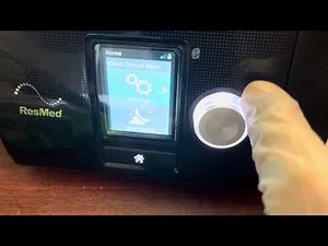 ResMed AirSense 10, Unlock and Access SETTINGS / CLINICAL MENU on this CPAP Machine #resmed #cpap