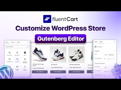 How to Customize Your Online Store with WordPress Gutenberg Editor | FluentCart