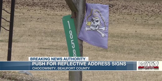 Chocowinity Fire Department encourages residents to buy reflective address signs