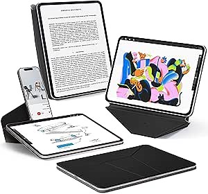 MOFT Dynamic Folio Case for iPad Pro 11- inch (M5 2025 / M4 2024), Silm Magnetic Stand Case with 20+ Viewing Angles, Auto Wake/Sleep, Ultra Thin, Jet Black